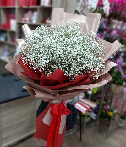 Букет цветов из: Гипсофила в Югорёнке