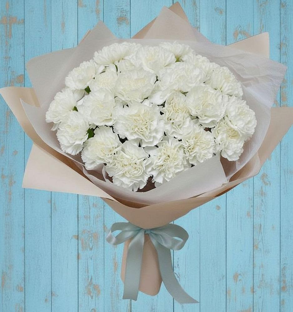 Букет цветов из: Гвоздики в Югорёнке