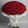 Букет 101 Красная роза Блэк Мэджик в Югорёнке