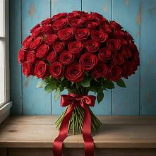Букет Красные розы Блэк Меджик в Югорёнке