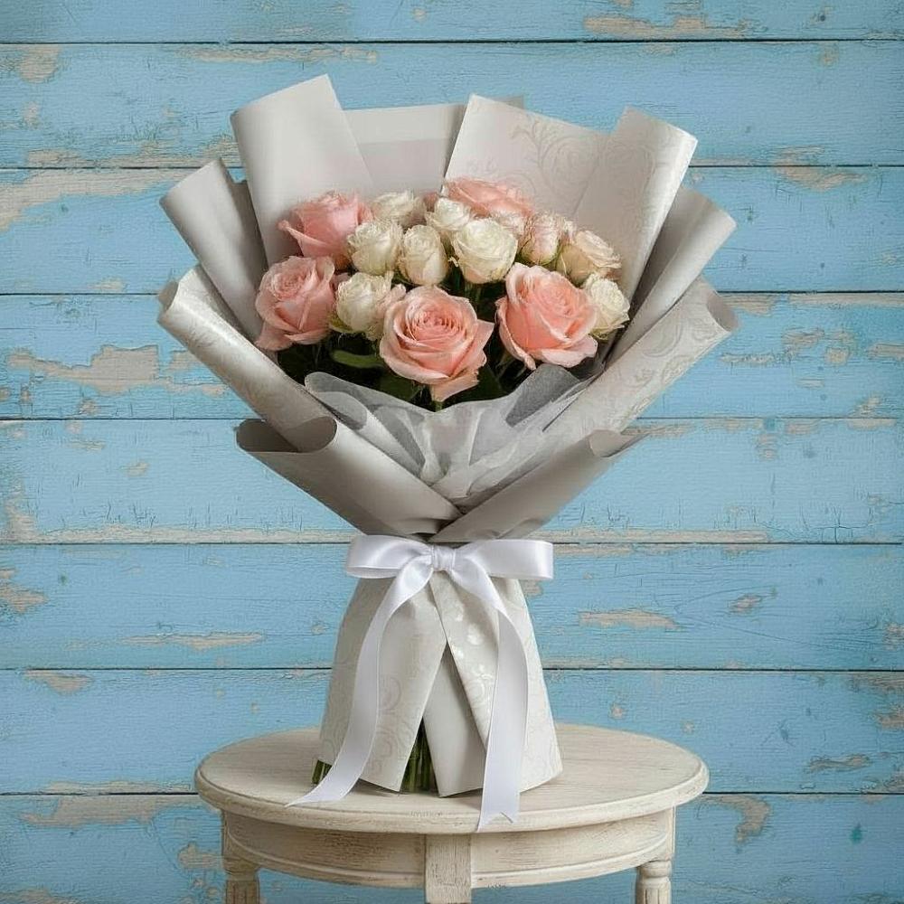Букет цветов из: Розы в Югорёнке