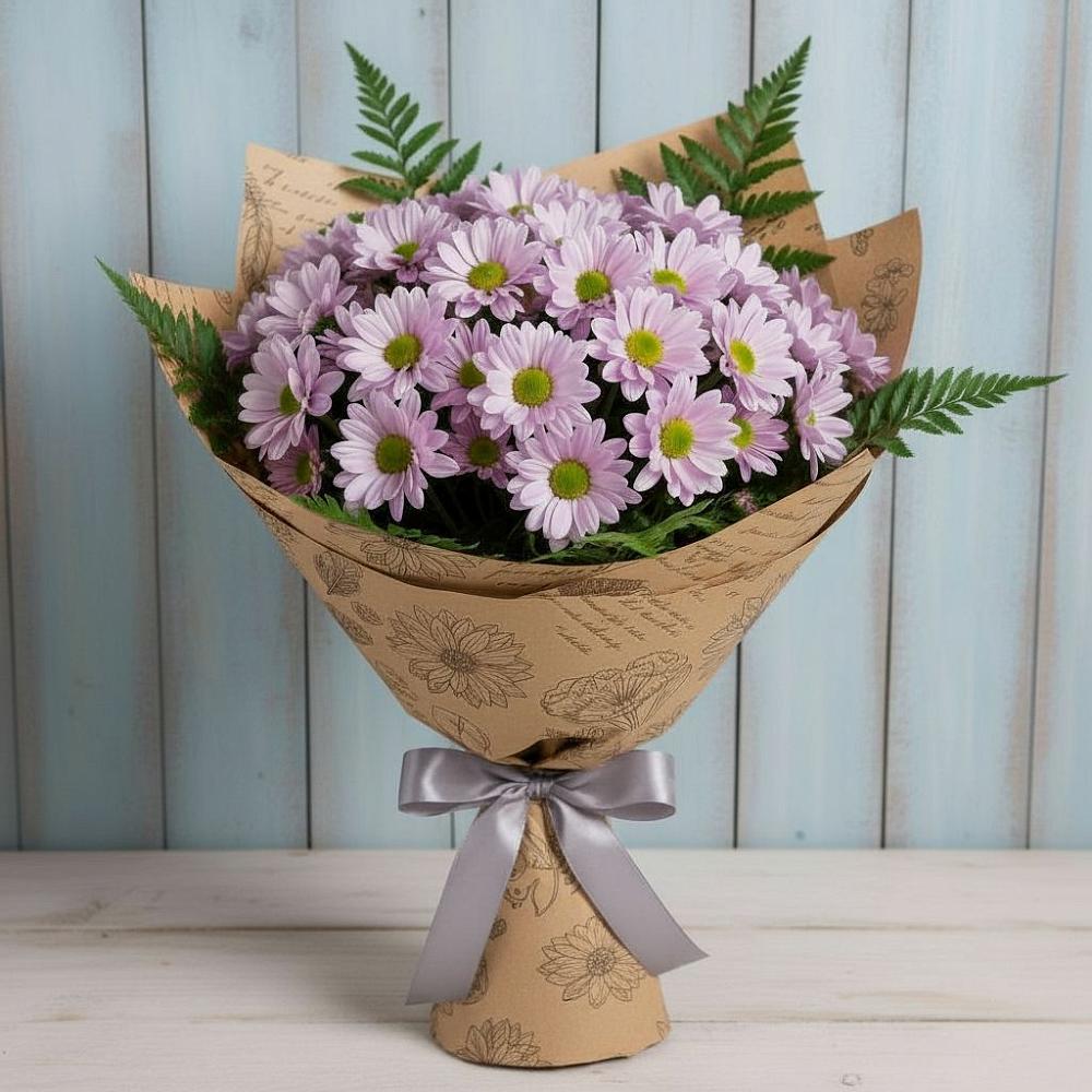 Букет цветов из: Хризантемы в Югорёнке