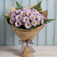Букет цветов из:  Хризантемы в Югорёнке