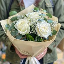 Букет Нежные грёзы в Югорёнке Букет цветов из: Розы в Югорёнке