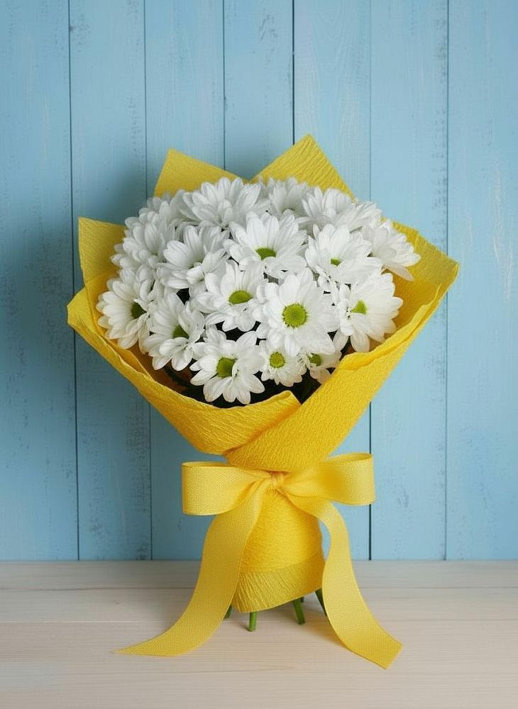 Букет цветов из: Хризантемы в Югорёнке