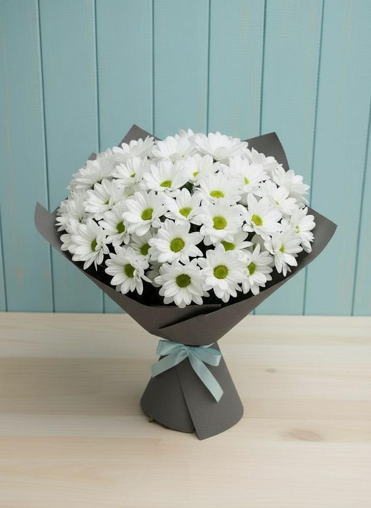Букет цветов из: Хризантемы в Югорёнке