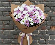 Букет цветов из:  Хризантемы #REPLACE_PRED# Югорёнке