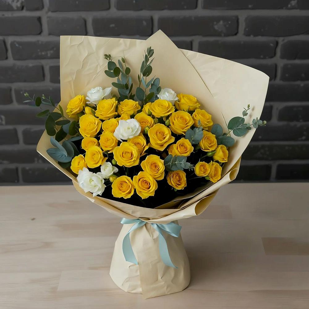 Букет цветов из: Розы в Югорёнке