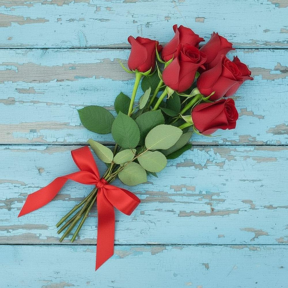 Букет Красные розы в Югорёнке
