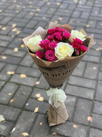 Букет цветов из: Розы в Югорёнке
