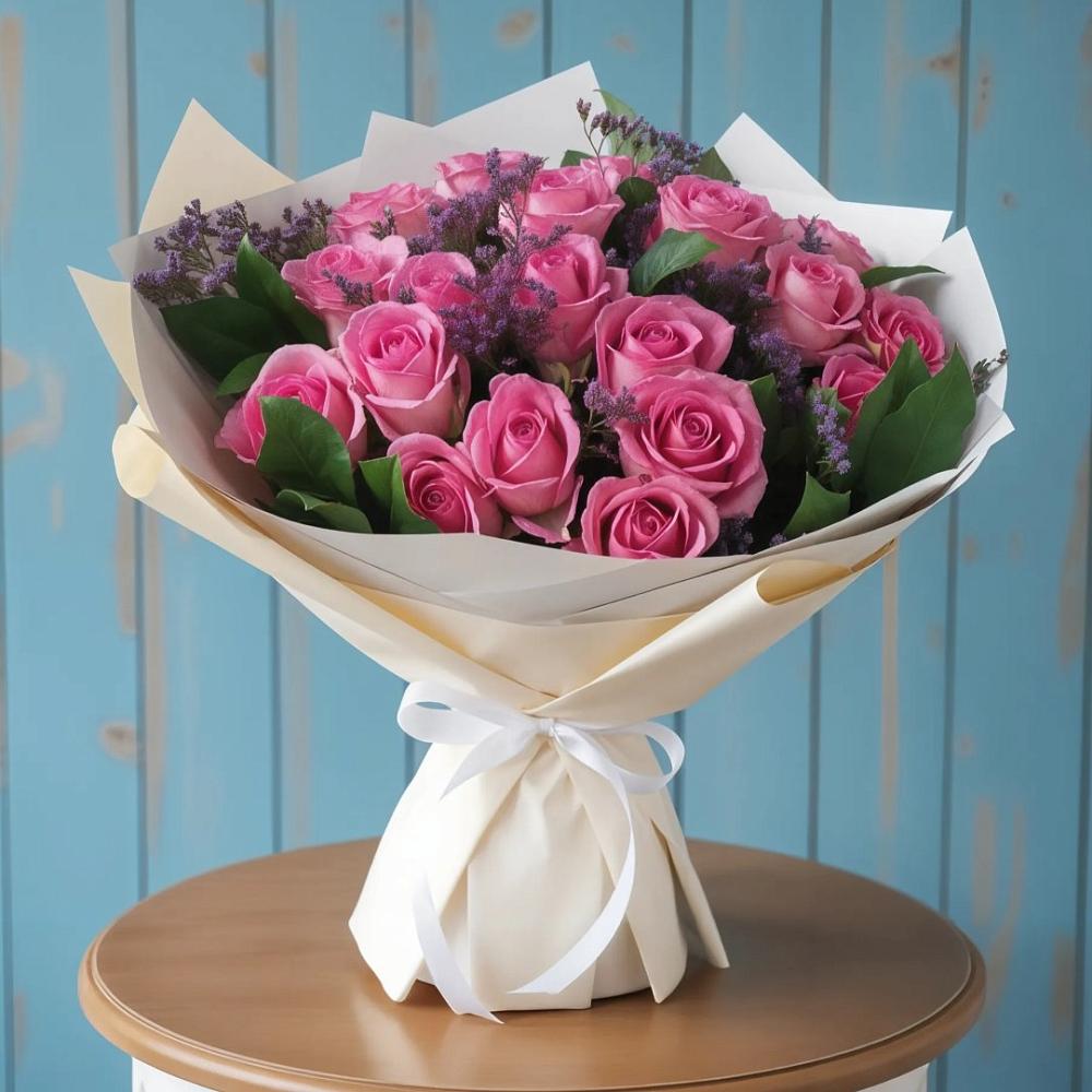 Букет цветов из: Розы в Югорёнке