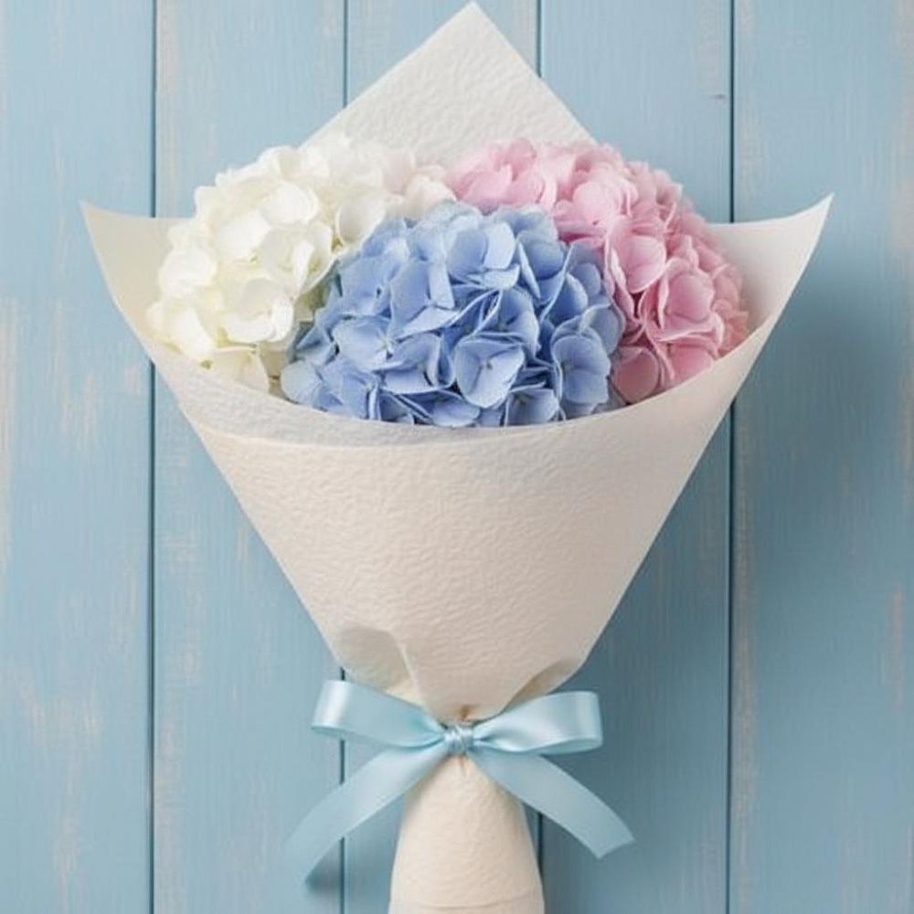 Букет цветов из: Гортензия в Югорёнке