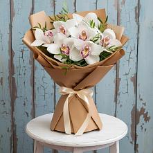 Букет цветов из:  Орхидеи и Розы #REPLACE_PRED# Югорёнке